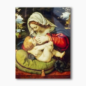 Matka Boża Karmiąca, nowoczesny obraz religijny plexi