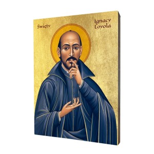 Święty Ignacy Loyola-ikona religijna