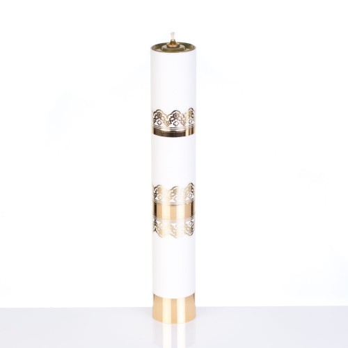 świeca liturgiczna biała