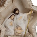 Szopka bożonarodzeniowa - Święta Rodzina - gwiazda - świecąca - Bianco