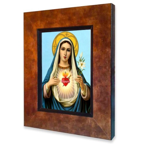 Serce Maryi, obraz ceramiczny