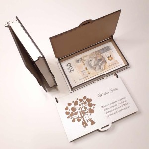 Pudełeczko, szkatułka W Dniu Ślubu, drzewko szczęścia