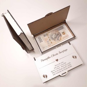 Pudełeczko szkatułka na okazję Chrzest Święty