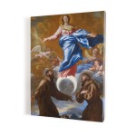 Obraz Matki Bożej Niepokalanej ze św. Antonim i św. Franciszkiem