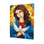 Matka Boża Niosącą Ducha Świętego - Nowoczesny Obraz Na Płótnie