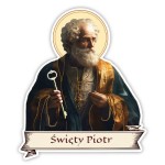 Naklejka religijna - święty Piotr