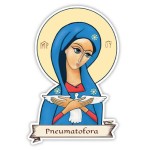 Naklejka religijna - Matka Boska Pneumatofora