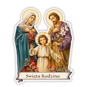 Naklejka religijna - Święta Rodzina