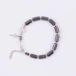 Dziesiątka różańca, bransoletka hematyt, Benedykt