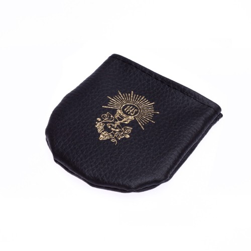 Etui na rzep z ekoskóry, czarne