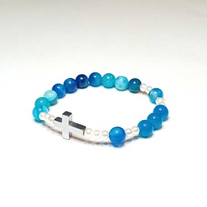 Bransoletka - 10 różańca - kamień naturalny - onyks