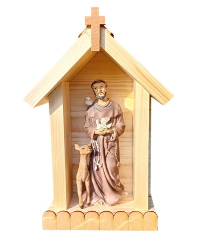 Kapliczka drewniana na figury