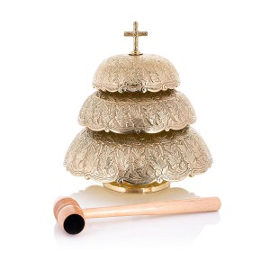 Gong mosiężny + młoteczek