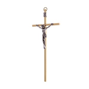 Krzyż mosiężny 17 cm