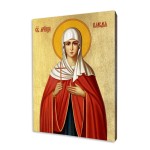 Święta Klaudia – ikona religijna na desce lipowej
