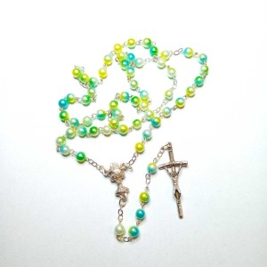 Różaniec do Pierwszej Komunii  perła