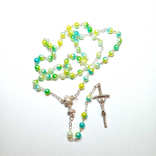 Różaniec do pierwszej komunii perła