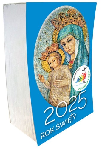 Kalendarz religijny ścienny 2025 - zdzierak