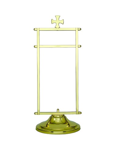 Stojak, wieszak na puryfikaterz - mosiężny - 25 cm