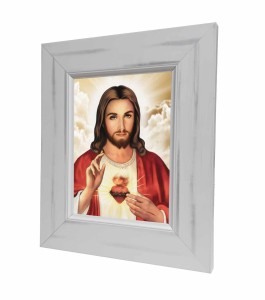 Serce Jezusa,  obraz ceramiczny