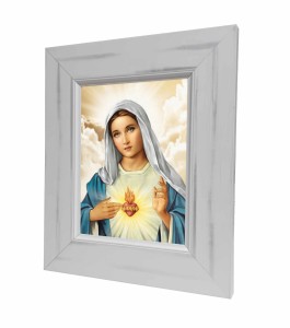 Serce Maryi, obraz ceramiczny