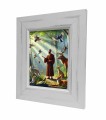 Święty Franciszek, obraz na ceramice