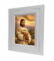 Jezus Chrystus Dobry Pasterz, obraz na ceramice