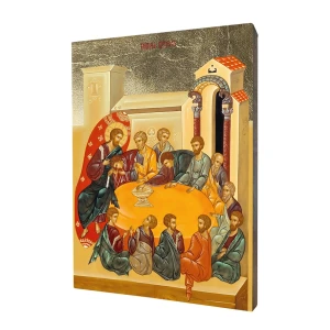 Ikona Religijna  Złocona Ostatnia Wieczerza