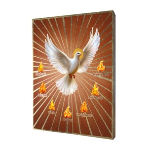 Ikona złocona Dary Ducha Świętego – Pamiątka Bierzmowania