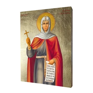 Ikona złocona Święta Halina z Koryntu