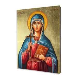 Ikona złocona Święta Tekla