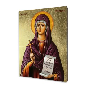 Ikona złocona Świętej Olimpii