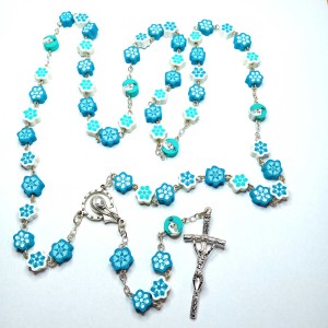 Różaniec wyjątkowy zimowe gwiazdki 