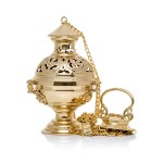 Trybularz mosiądz 24 cm