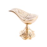 Łódka łyżeczka mosiądz