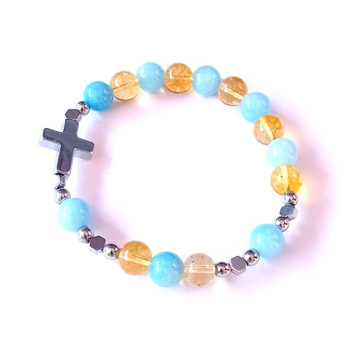 Bransoletka kamien naturalny akwamaryn cytryn.jpg