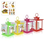 Lampion Adwentowy Led + Naklejki