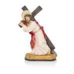 Figurka-Jezus dzwigający krzyż 12cm