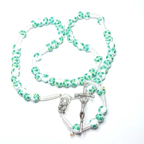 Różaniec ceramiczny zielone kwiatuszki.jpg