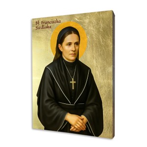 Ikona złocona - Błogosławiona Franciszka Siedliska