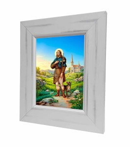 Święty Roch, obraz na ceramice