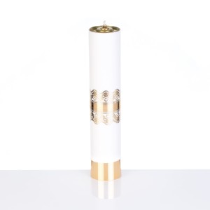 Świeca na wkład olejowy biała bez regulacji 31 cm