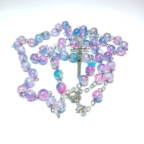 Różaniec ombre niebiebiesko rózowy z żywicy.jpg