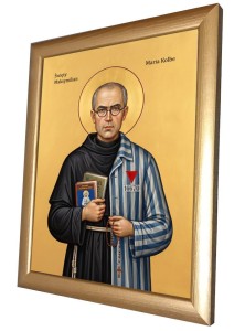 Św. Maksymilian Maria Kolbe, Obraz, Ikona na Ceramice