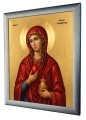 Obraz Święta Maria Magdalena w stylu ikony ze złotymi akcentami.jpg