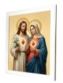 Ikoniczny wizerunek Serca Jezusa i Serca Maryi na ceramice – wyjątkowy obraz religijny do domu, miejsca modlitwy lub jako duchowy prezent.jpg