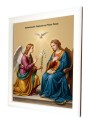Zbliżenie na szczegóły ikonicznej grafiki Zwiastowania Najświętszej Maryi Panny na ceramice.jpg