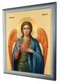 Grafika ikoniczna Archanioła Gabriela na ceramicznym obrazie religijnym.jpg