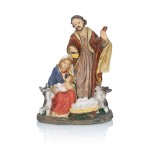 Szopka bożonarodzeniowa Classic 12 cm – Święta Rodzina z wołem i osłem