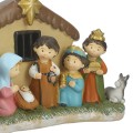 Szopka bożonarodzeniowa Kids Classic 14 cm z podświetleniem LED – widok z przodu